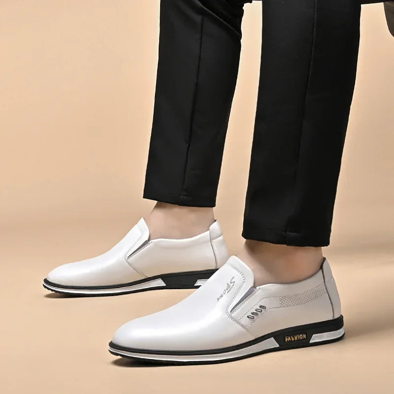 Harper Sport Leather Driving Loafers