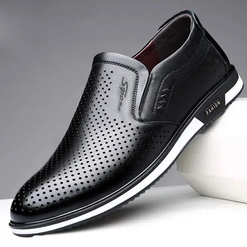 Harper Sport Leather Driving Loafers