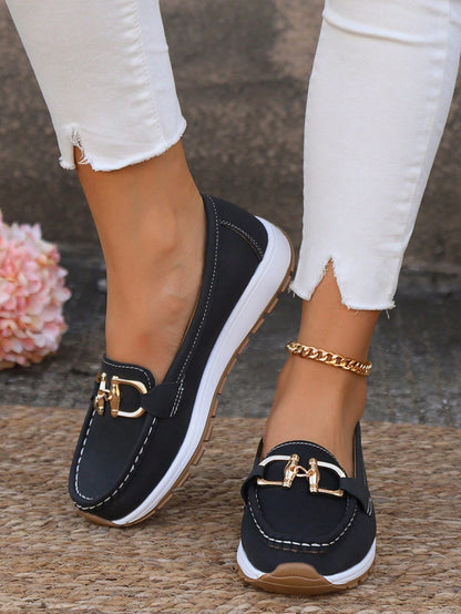 Yasim | Flat Buckle Loafers