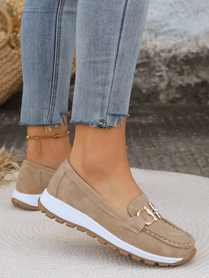 Yasim | Flat Buckle Loafers