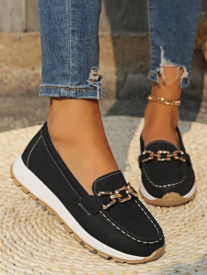 Yasim | Flat Buckle Loafers