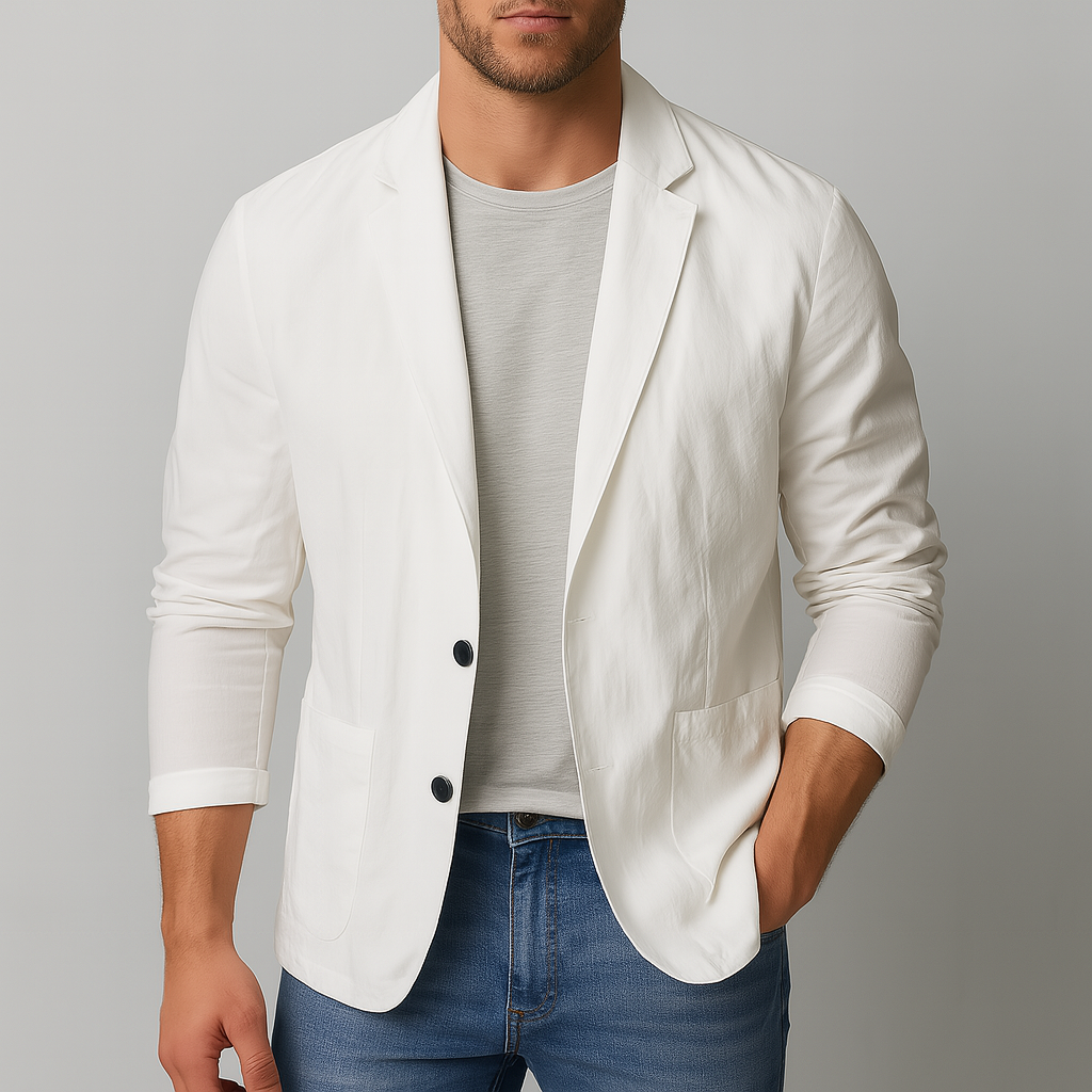 Savoni Button-Up Blazer