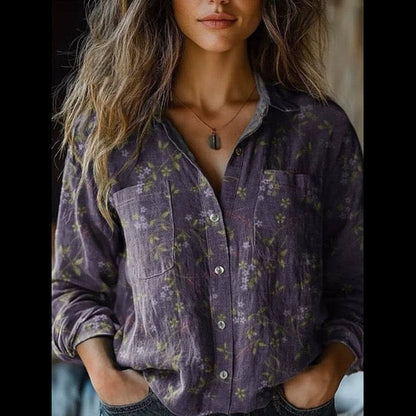 Georgeena | Vintage Cotton Long Sleeve Shirt