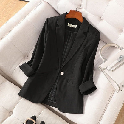 RITA LINEN BLAZER