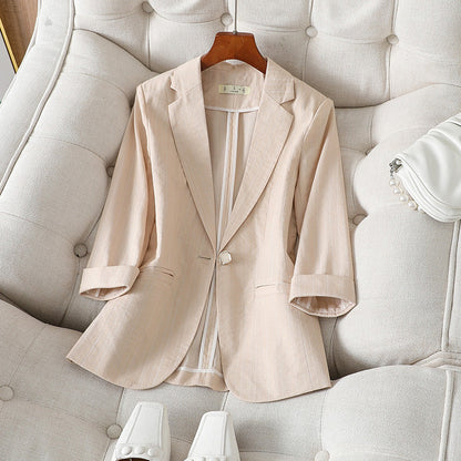 RITA LINEN BLAZER