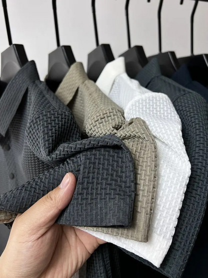 Siena | Weaved Polo Shirt
