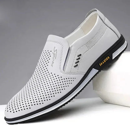 Harper Sport Leather Driving Loafers