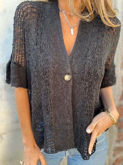 Aditha | Soft V Simplicity Blouse