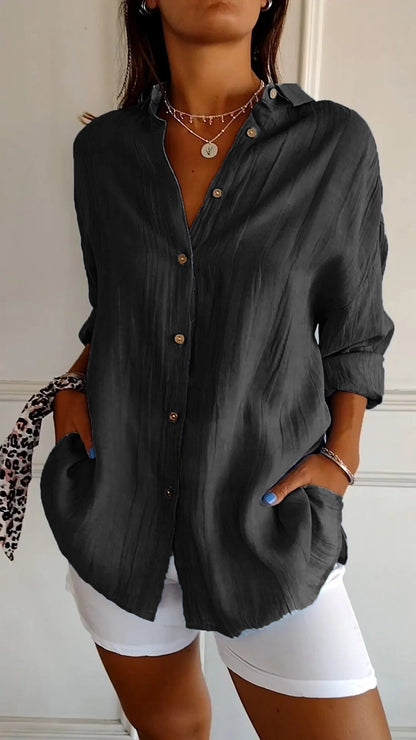 Tasha | Elegant Shirt with Pleated Style