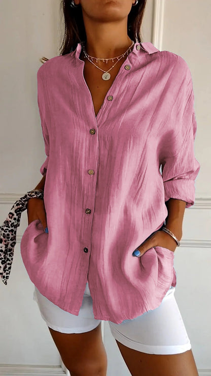 Tasha | Elegant Shirt with Pleated Style