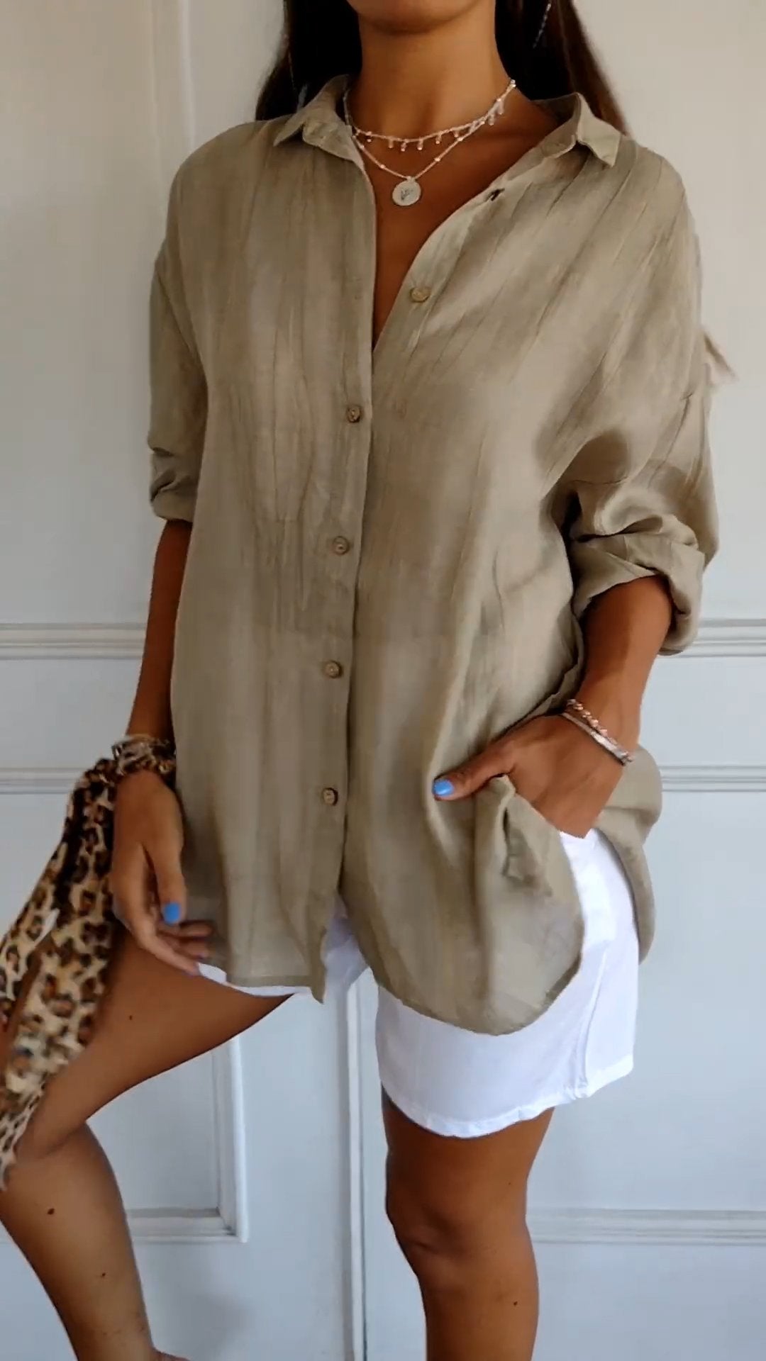 Tasha | Elegant Shirt with Pleated Style