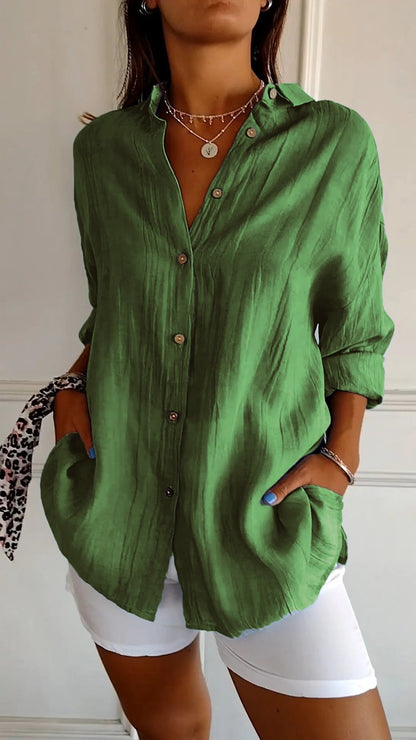 Tasha | Elegant Shirt with Pleated Style