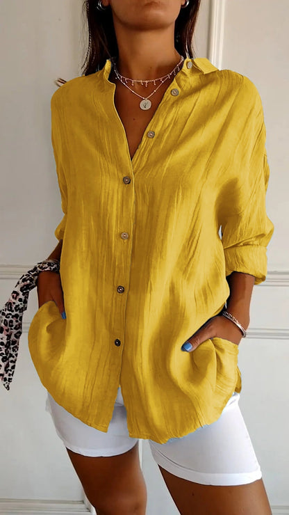 Tasha | Elegant Shirt with Pleated Style